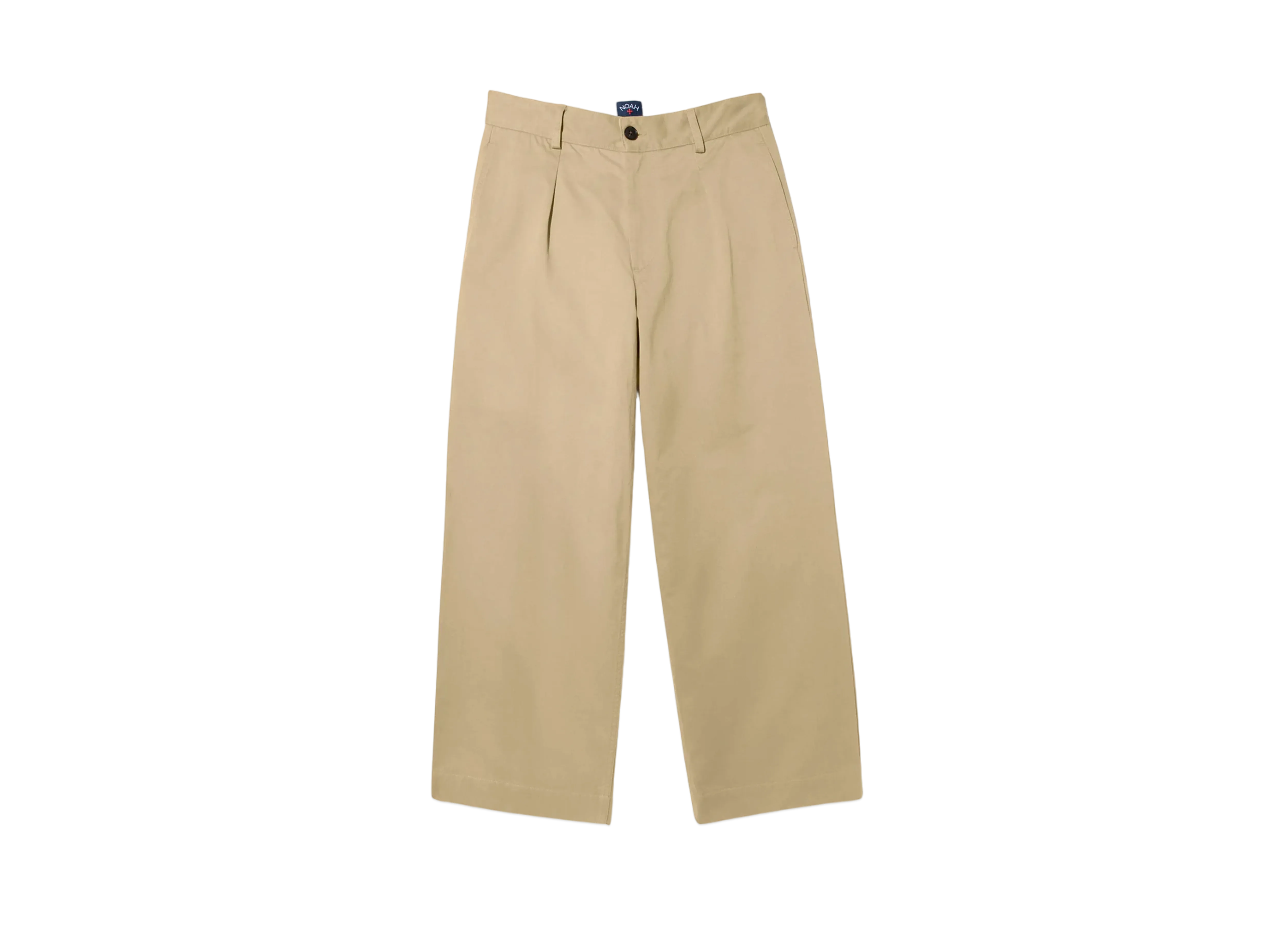 Noah Single-Pleat Baggy Pant "Khaki"