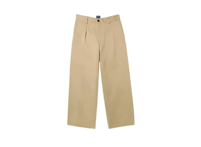 Noah Single-Pleat Baggy Pant "Khaki"