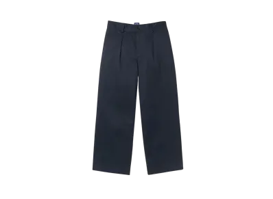 Noah Single-Pleat Baggy Pant "Navy"