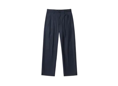 Noah Double Pleat Split Pant "Navy"