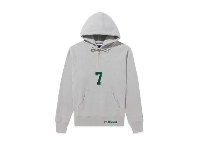 Noah Quarter Zip Hoodie "Hether Grey"