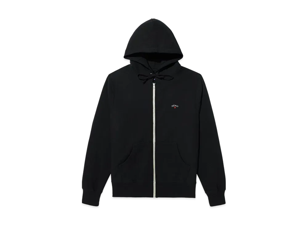 Noah Classic Lightweight Zip-Up Hoodie "Black"