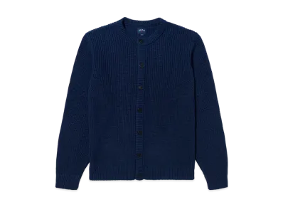 Noah Cotton Sweater Cardigan "Navy"