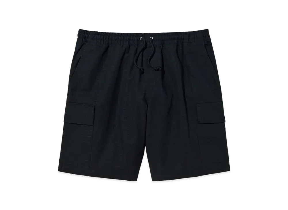 Noah Ripstop Cargo Short "Black"