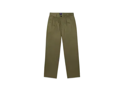Noah Twill Double-Pleat Pant "Jalapeno Pepper"