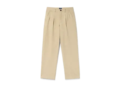 Noah Double Pleat Cotton Pant "Sand"