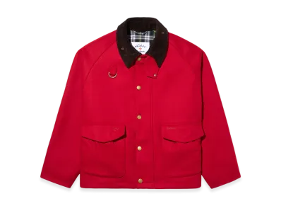 Noah x Barbour Wool Wading Jacket "Hunting Red"