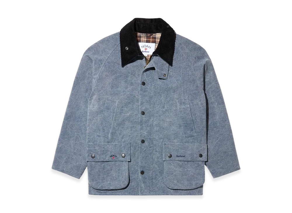 Noah x Barbour Cotton Bedale Jacket "Marino"