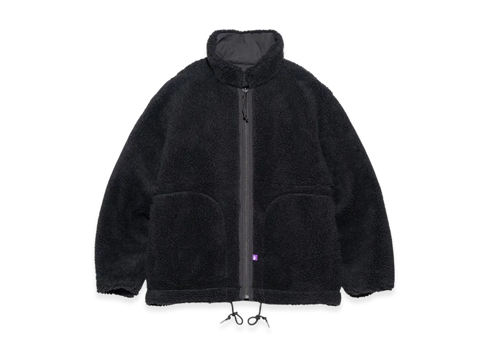 The North Face Purple Label Wool Boa Field Reversible Jacket "Black"