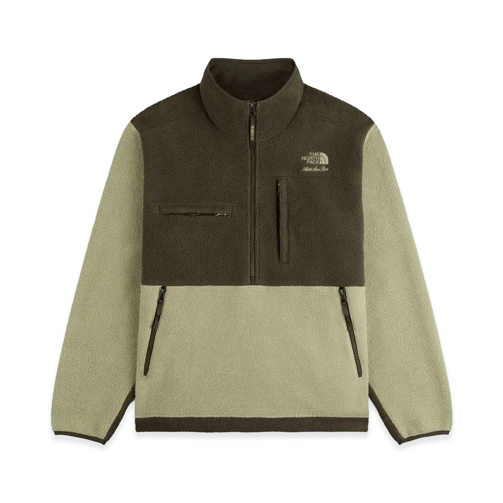 The North Face x Aime Leon Dore 1/2 Zip Denali Jacket "Tea Green"