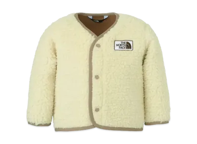 The North Face Cuddle Fleece Cardigan (Baby) "Gravel"