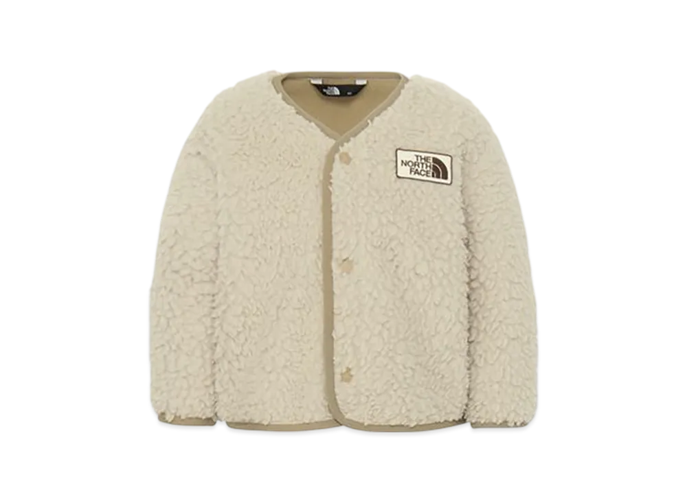 The North Face Baby Cuddle Fleece Cardigan "Fossil Ivory"