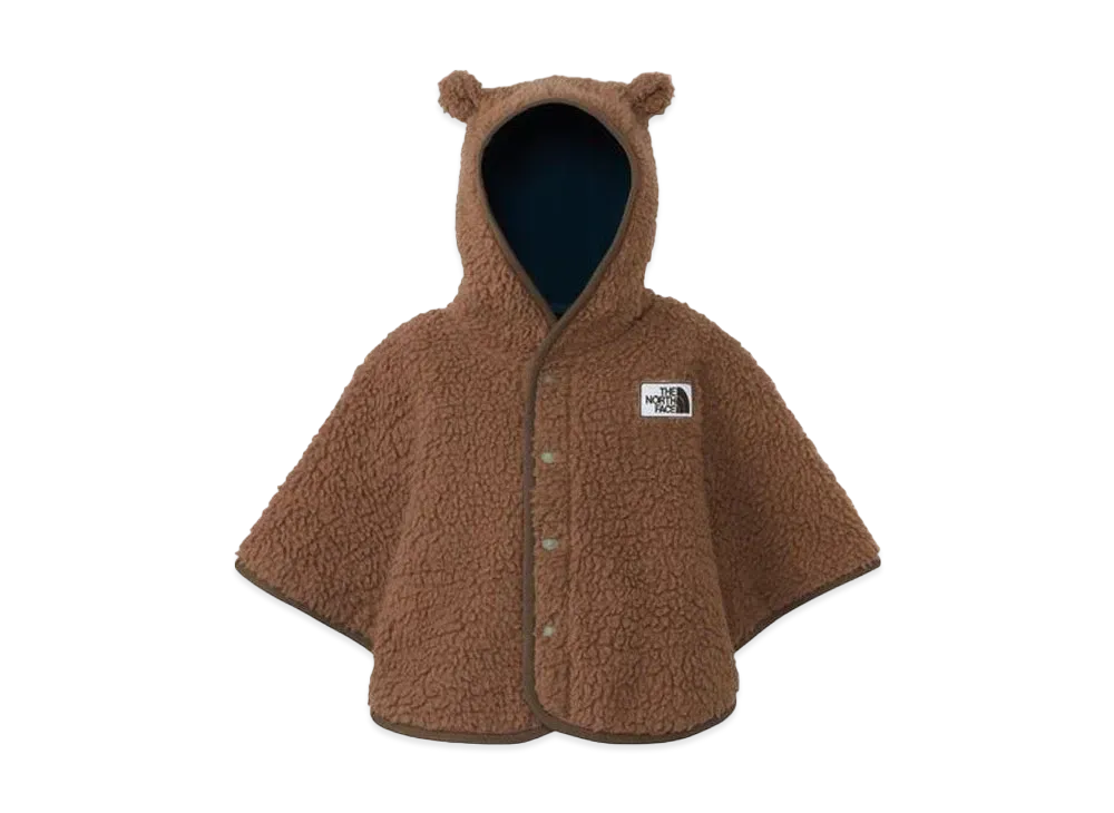 The North Face Cuddle Fleece Poncho (Baby) "Latte"