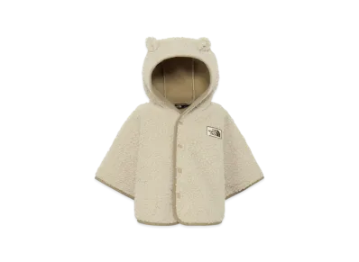 The North Face Baby Cuddle Fleece Poncho "Fossil Ivory"