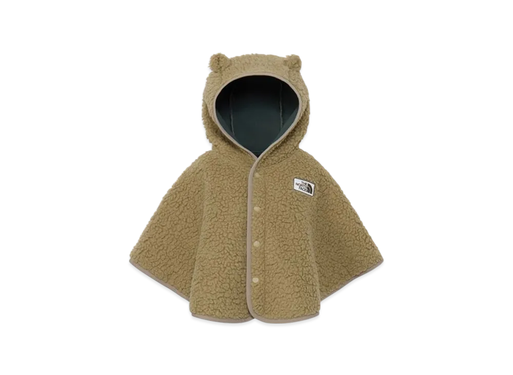 The North Face Baby Cuddle Fleece Poncho "Classic Khaki"