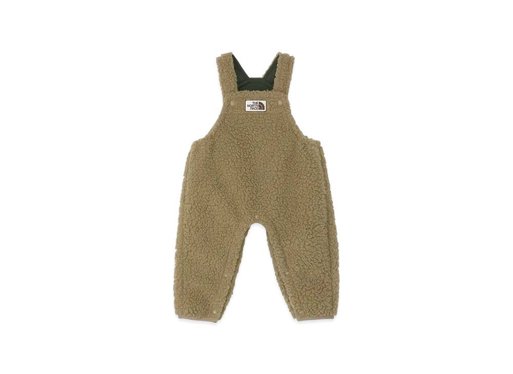 The North Face Baby Cuddle Fleece Overalls "Classic Khaki"