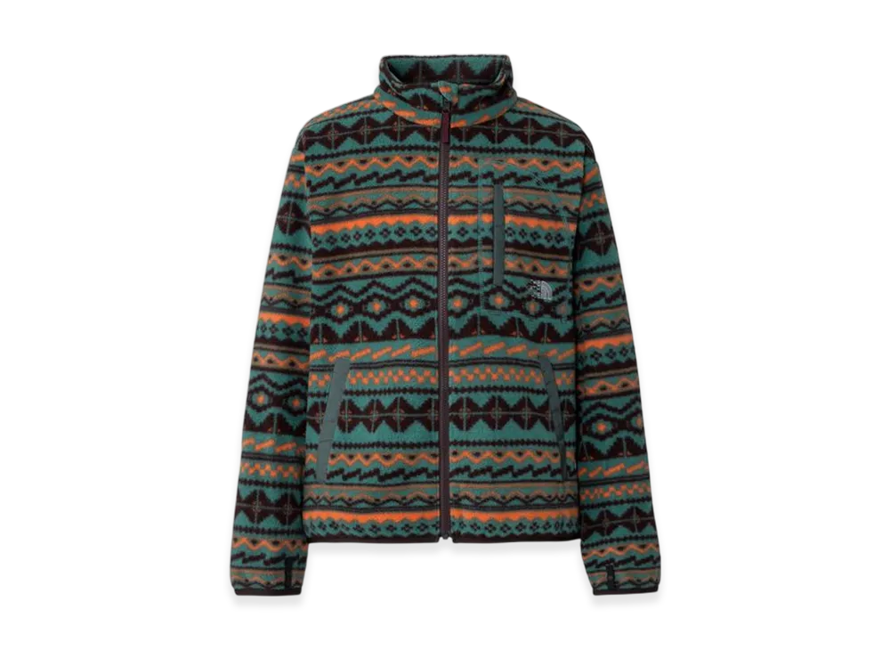 The North Face Kids 200 Micro Jacket "Geometric Green"