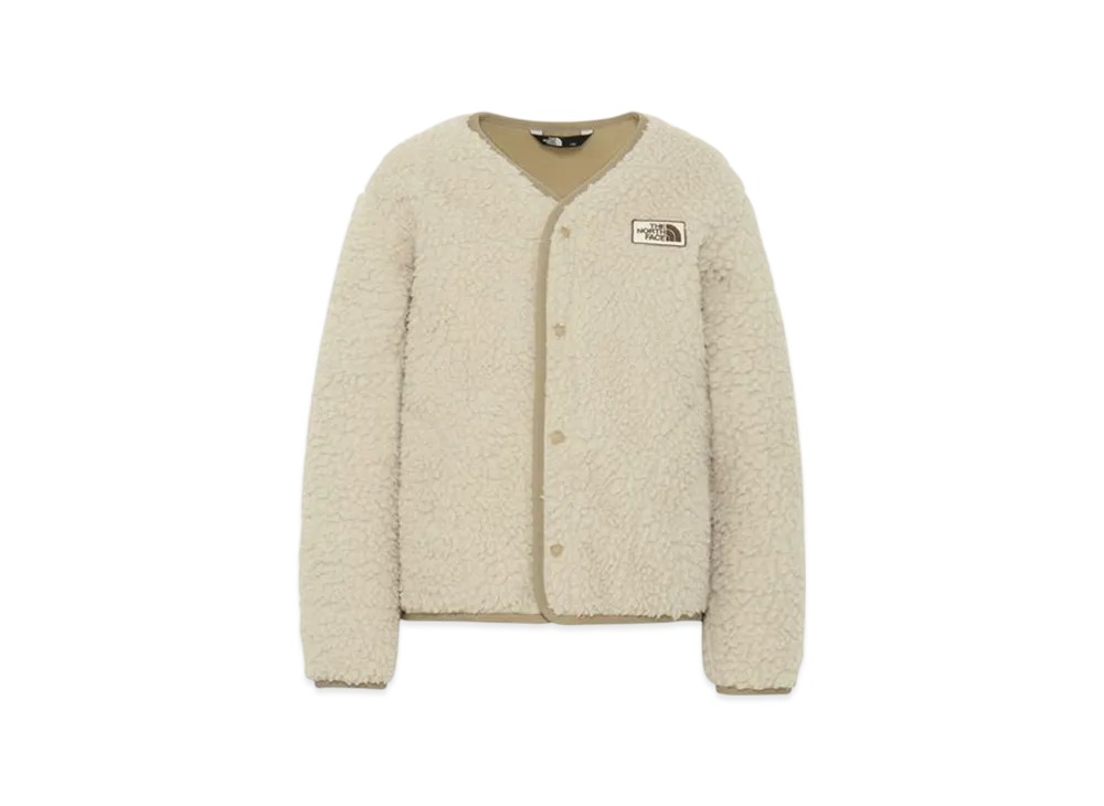The North Face Kids Cuddle Fleece Cardigan "Fossil Ivory"