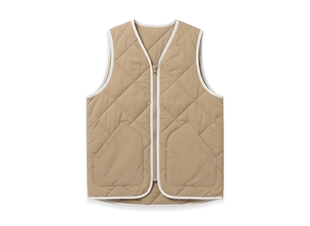 Name. Reversible 6x6 Vest "Beige"