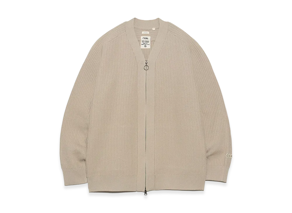 nanamica 5G Zip Cardigan "Ivory"