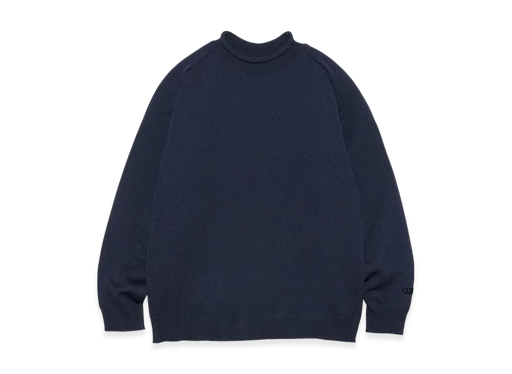 nanamica 12G Crew Neck Sweater "Navy"