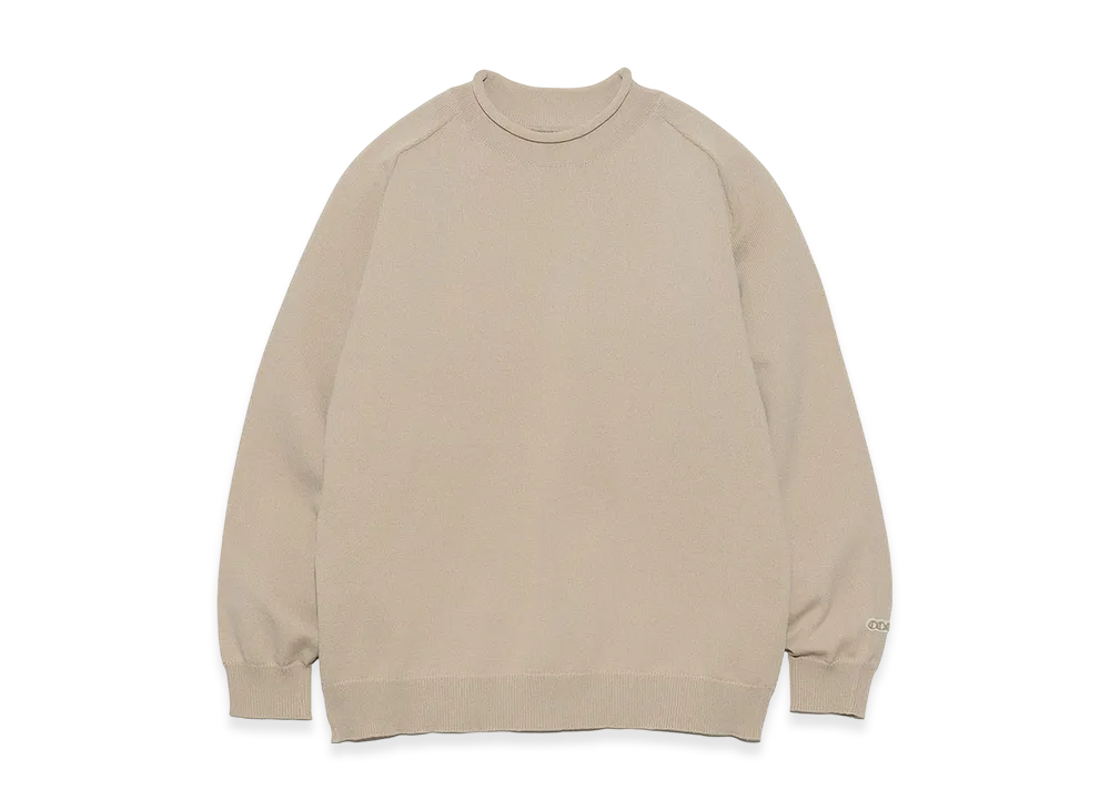 nanamica 12G Crew Neck Sweater "Ivory"