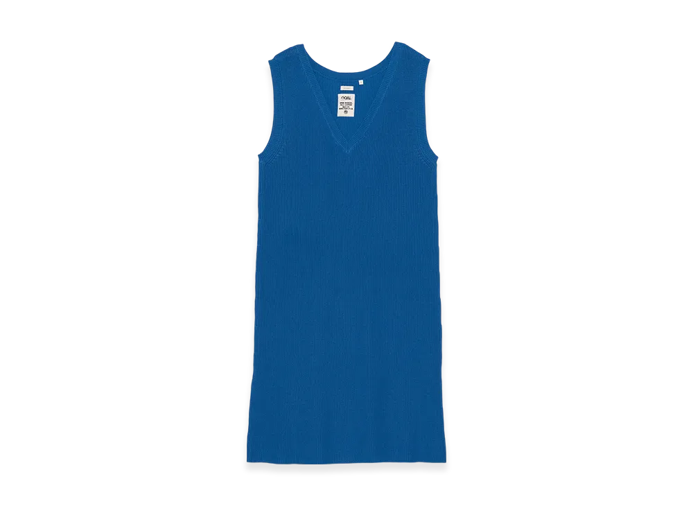 nanamica 7G Knit Dress "Blue"