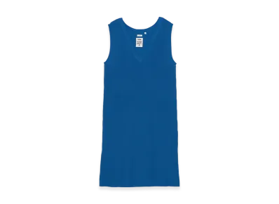 nanamica 7G Knit Dress "Blue"