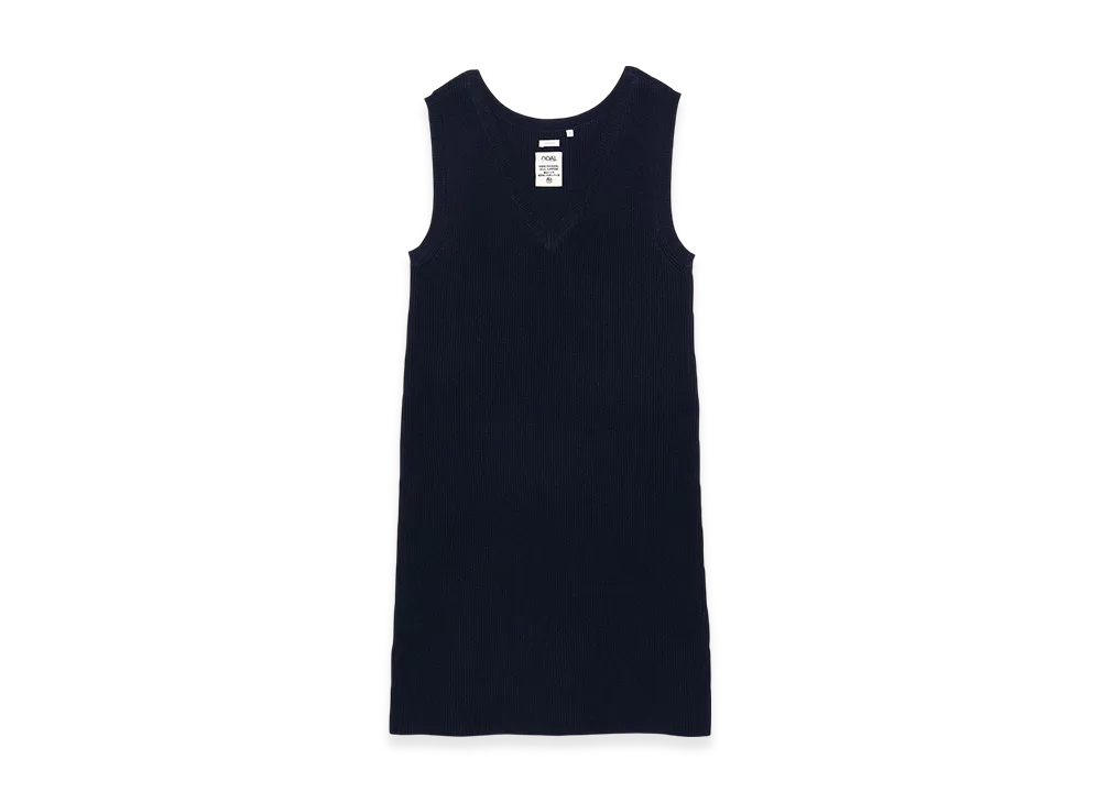 nanamica 7G Knit Dress "Navy"