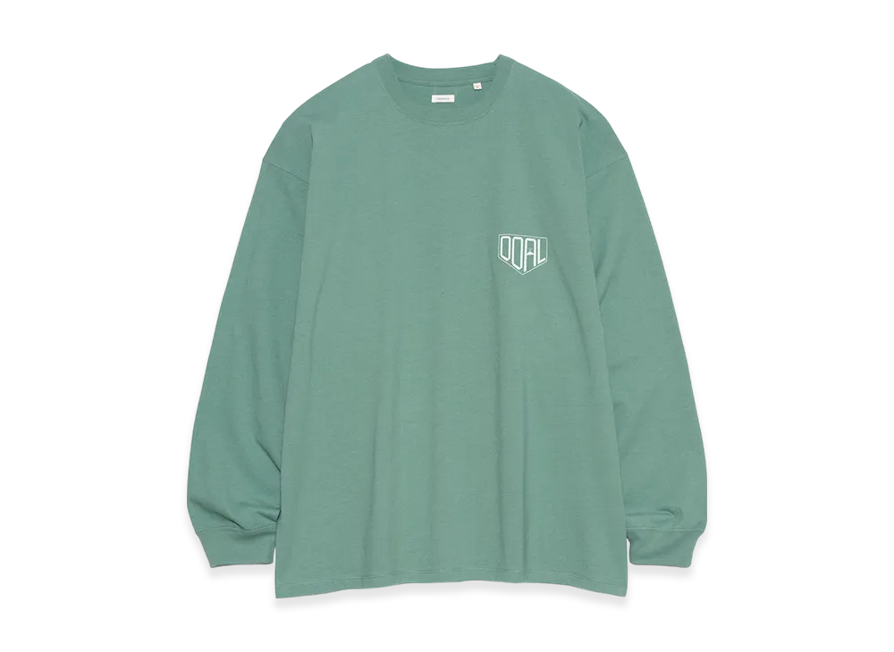 nanamica OOAL L/S Graphic Tee "CoralGreen"