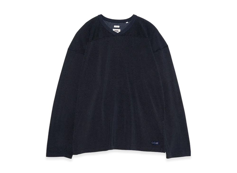 nanamica Rayon Cotton L/S Tee "VintageNavy"