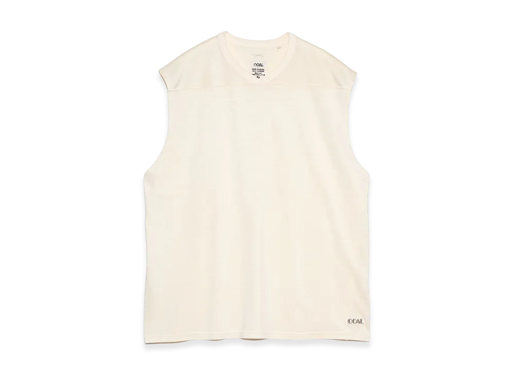 nanamica Rayon Cotton N/S Tee "Ivory"