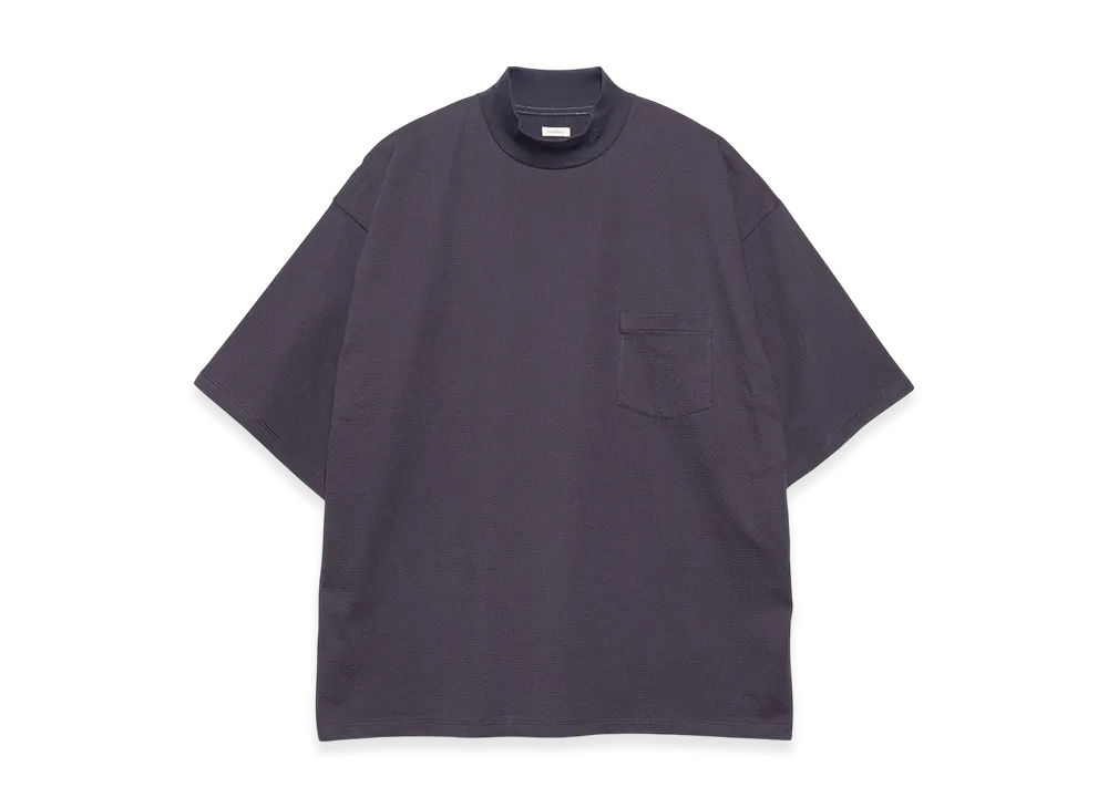 nanamica Mock Neck Tee "VintageNavy"