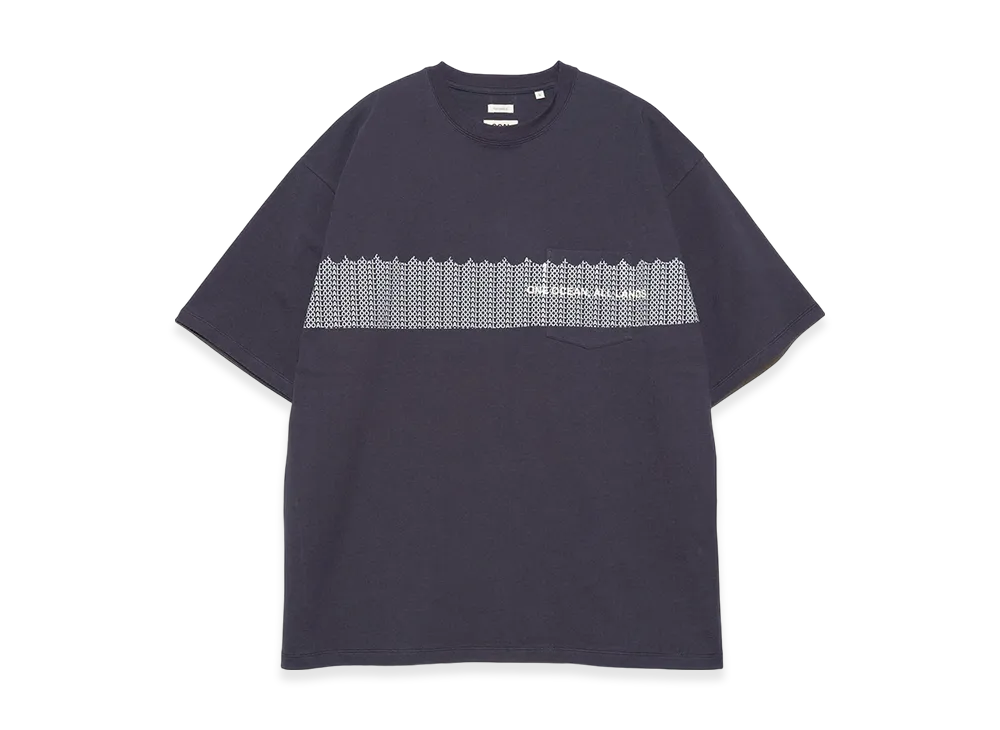 nanamica OOAL Graphic Pocket Tee "VintageNavy"