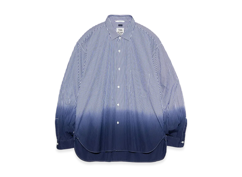 nanamica Regular Collar Wind Shirt "Navy"