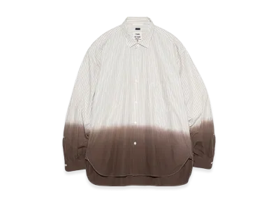 nanamica Regular Collar Wind Shirt "Beige"