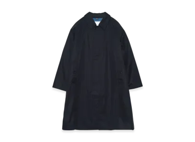 nanamica 2L Cotton Gore-Tex Balmacaan Coat "Black"