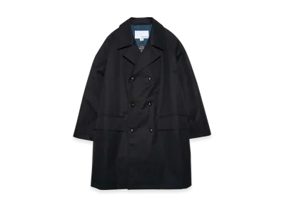 nanamica 2L Cotton Gore-Tex Double Breasted Coat "Black"