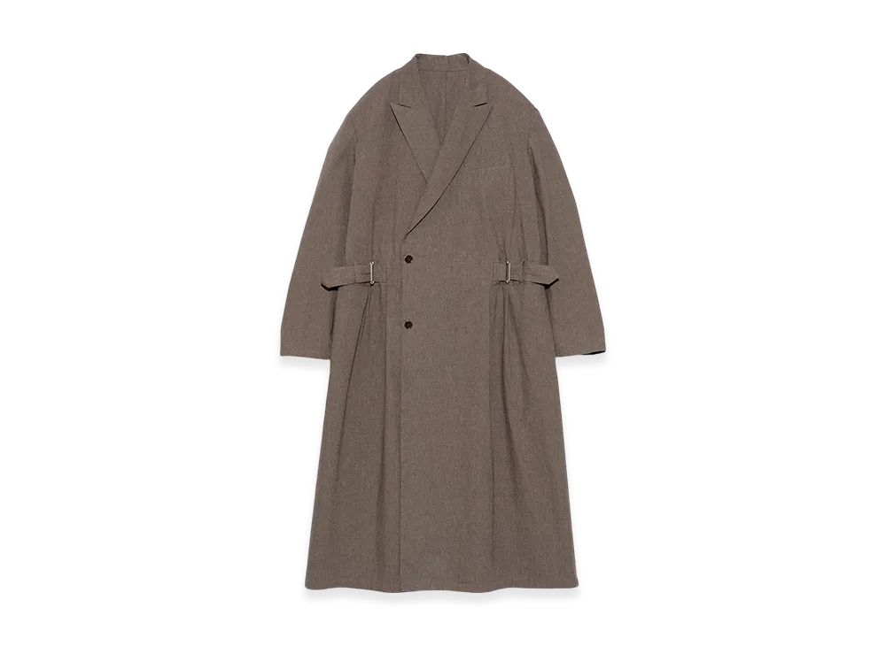 nanamica Cotton Buff Cloth Dress "Brown"