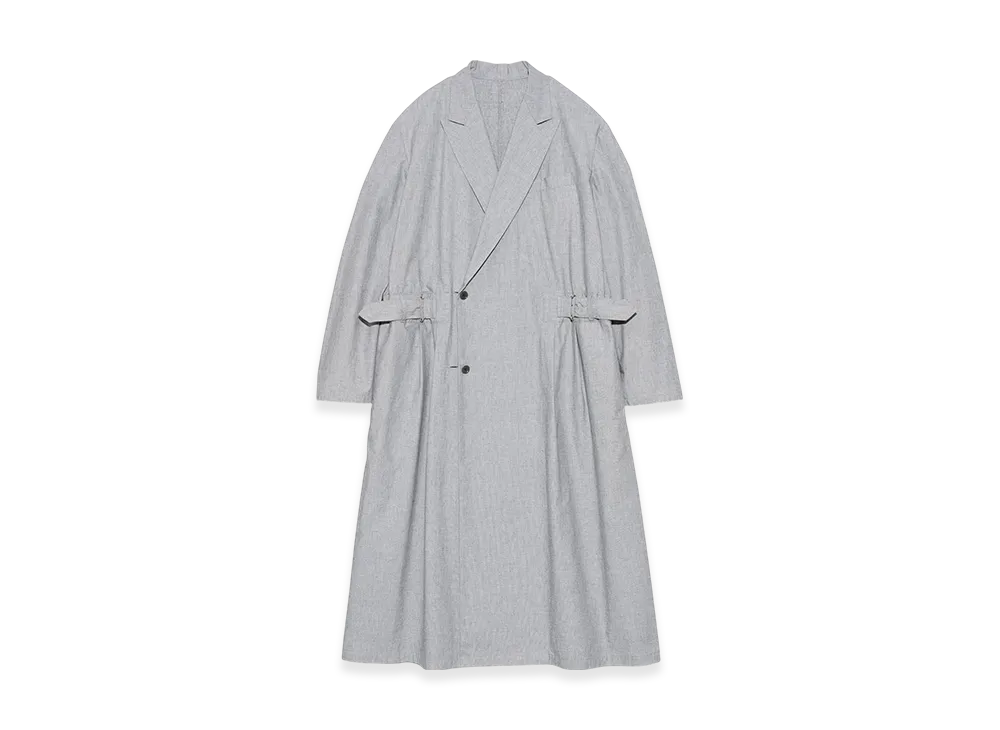 nanamica Cotton Buff Cloth Dress "LightGray"