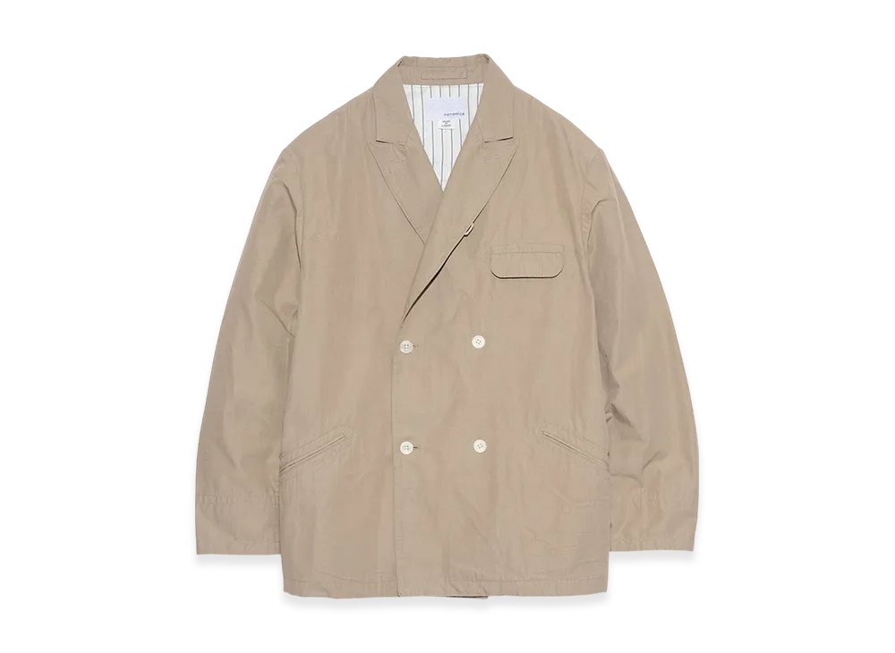 nanamica Double Breasted Club Jacket "Beige"