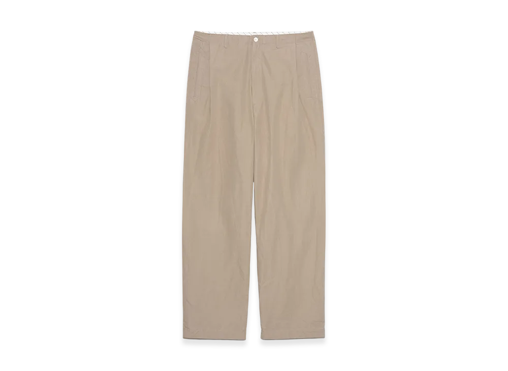nanamica Tuck Club Pants "Beige"
