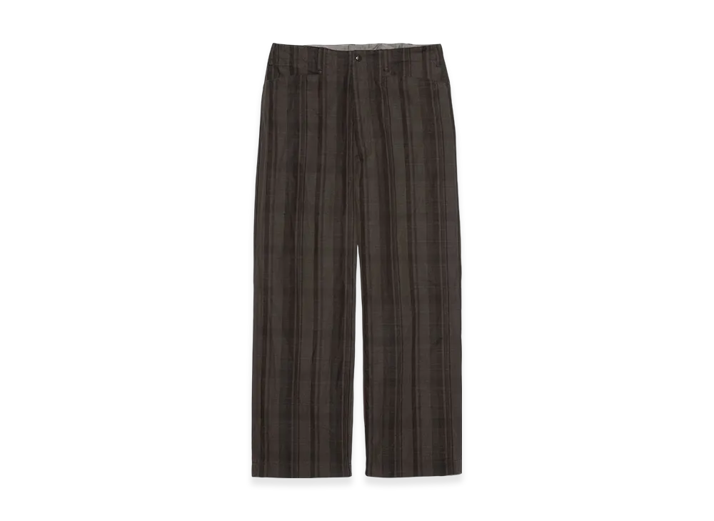 nanamica Plaid Dock Pants "Brown"