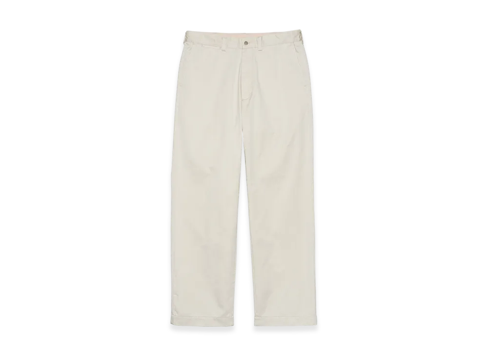 nanamica Wide Straight Chino Pants "DrySand"