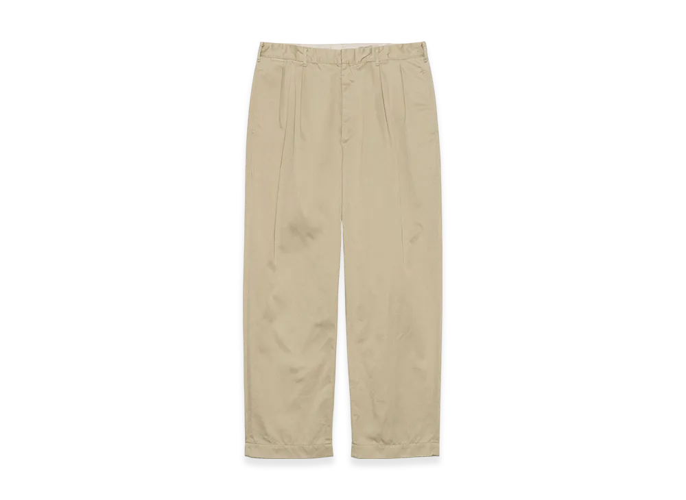 nanamica Double Pleat Chino Pants "Khaki"