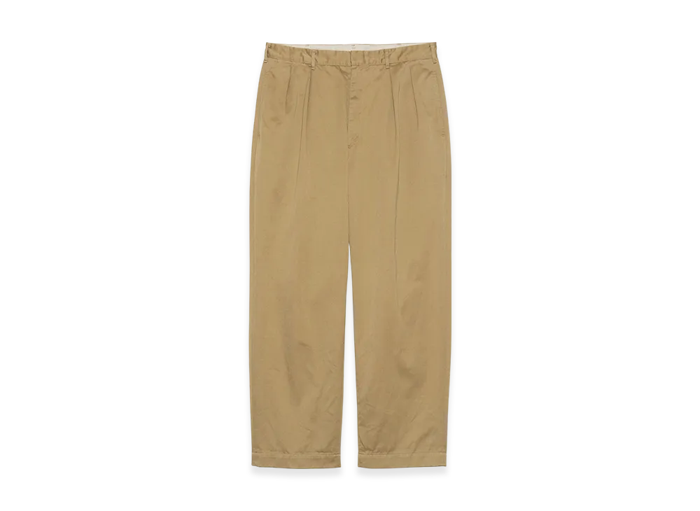 nanamica Double Pleat Chino Pants "Tan"