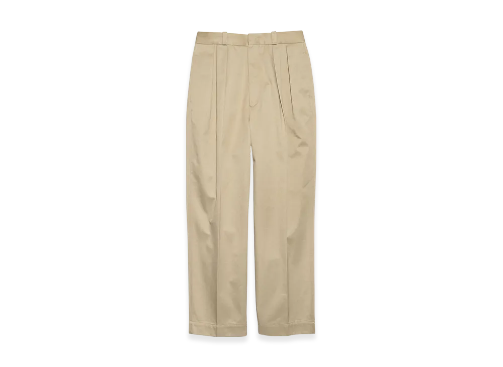 nanamica Double Pleat Chino Pants "Khaki"