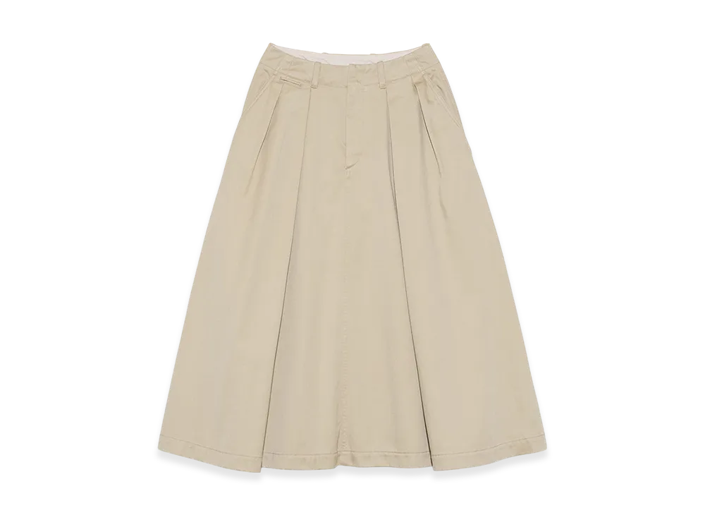 nanamica Chino Skirt "Khaki"