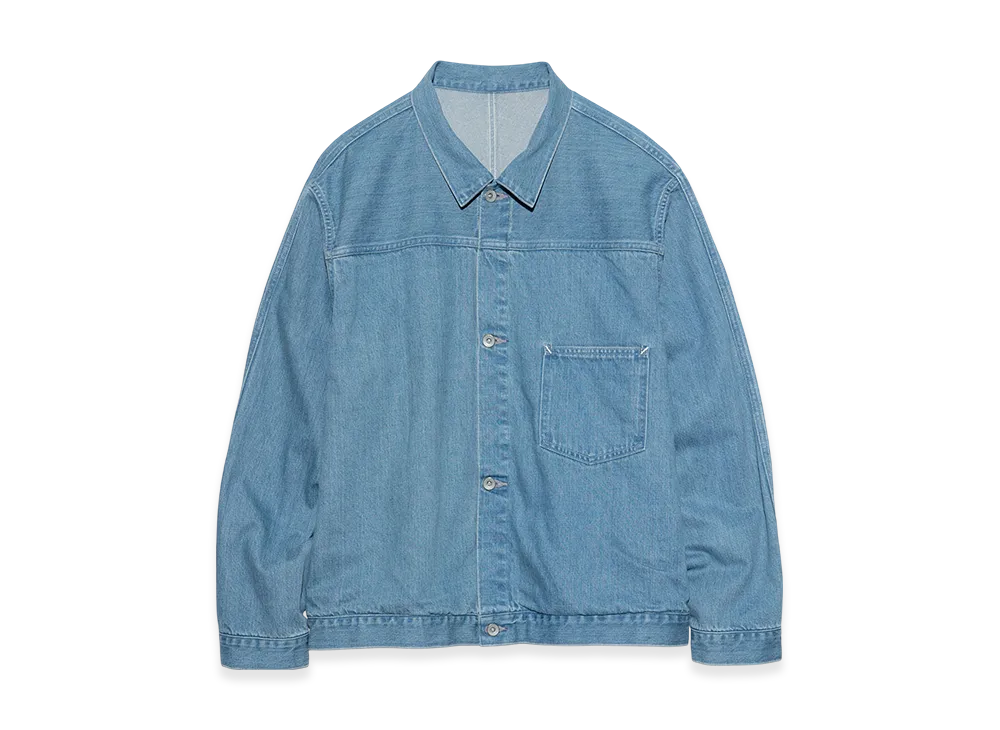 nanamica Short Denim Jacket "LightIndigo"