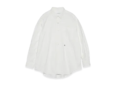 nanamica Button Down Wind Shirt "White"